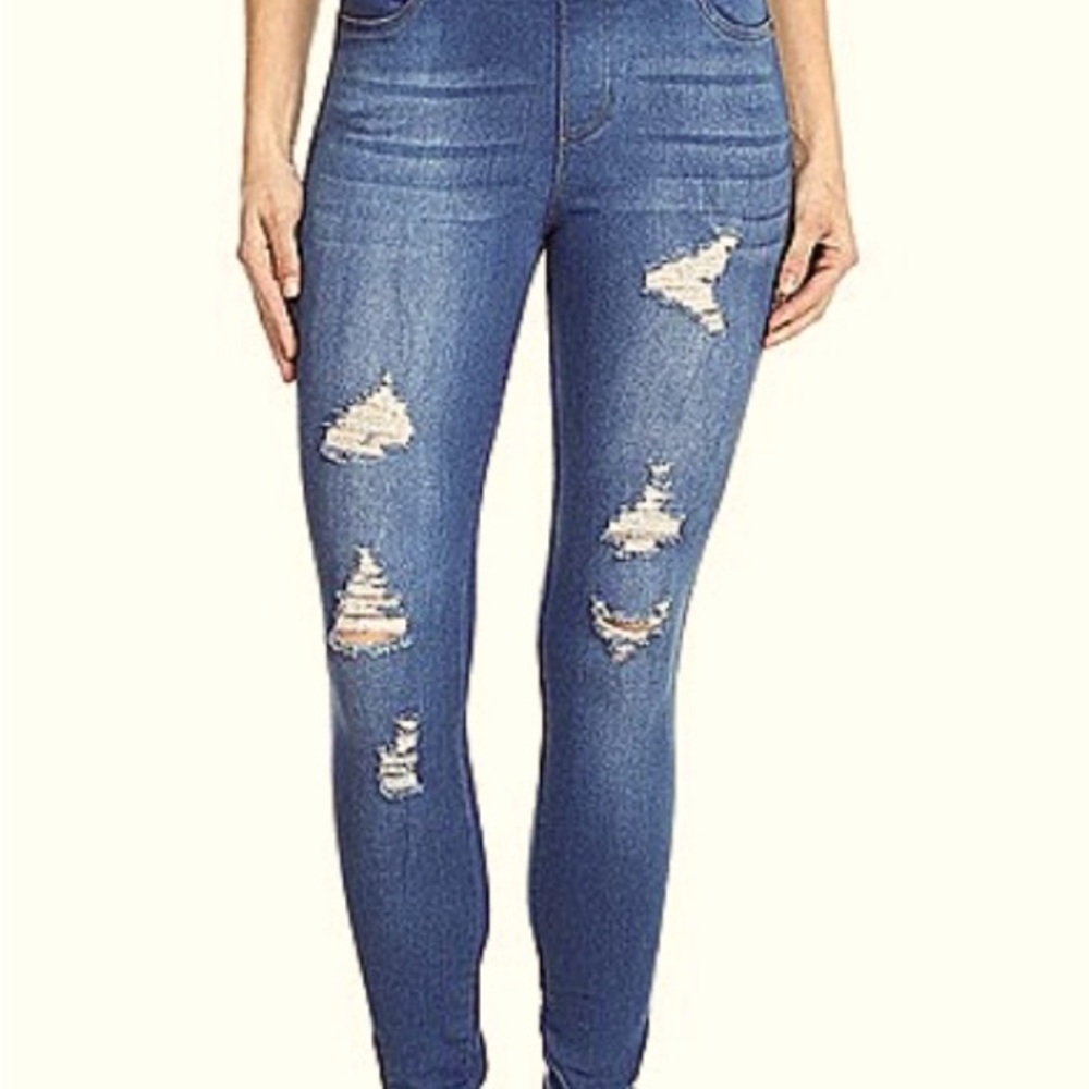 Shiela Rose Hollie Dark Blue Jeans Ripped 2XL